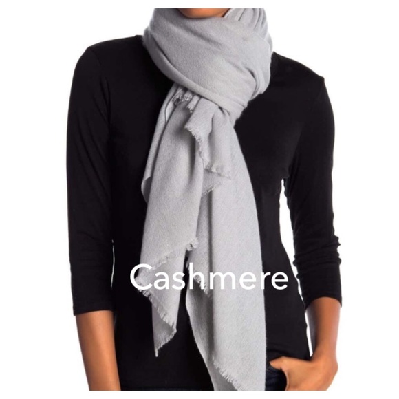 Portolano Accessories - Portolano Silver Cashmere Scarf